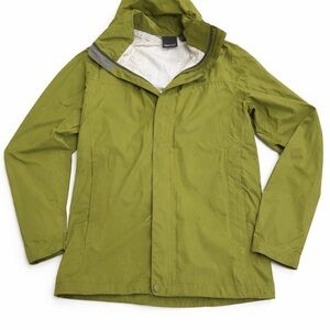 Marmot Women’s Rain Jacket – Green – Hooded – Preowned